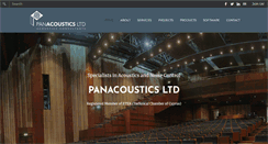 Desktop Screenshot of panacoustics.com