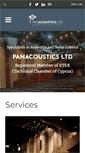 Mobile Screenshot of panacoustics.com